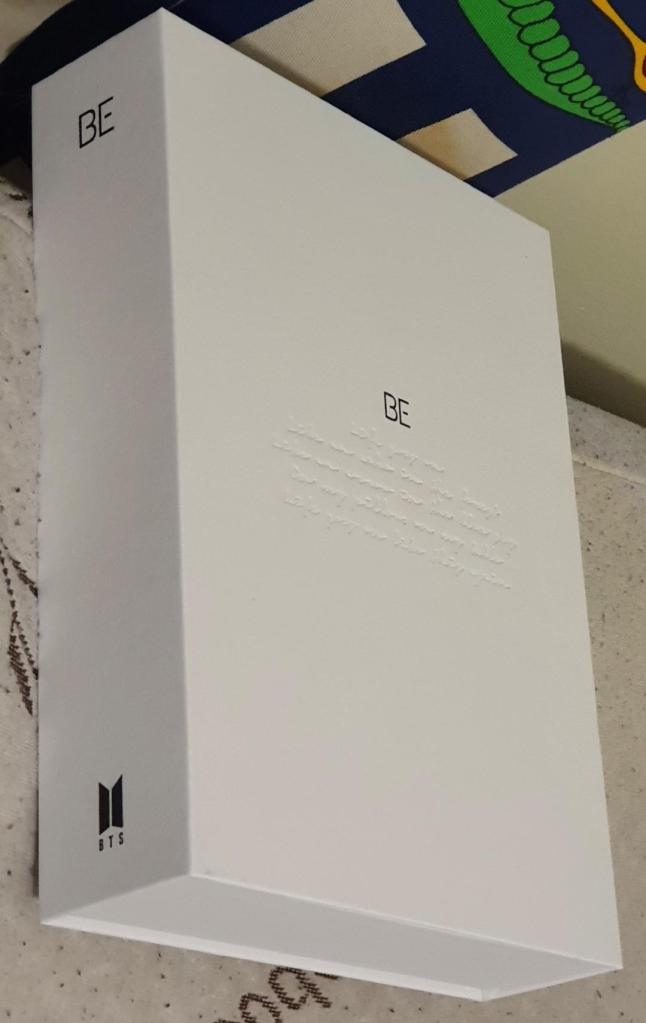 BE outside packaging