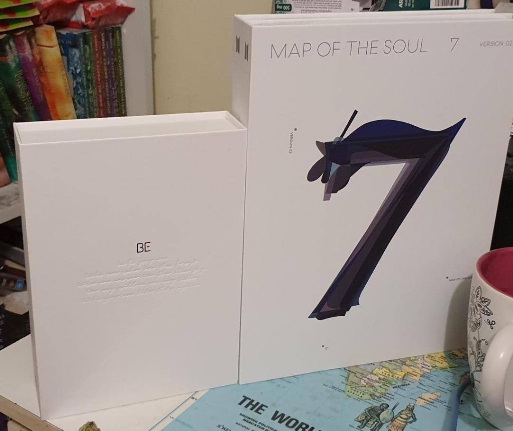 height of BE compared to Map of the Soul: 7